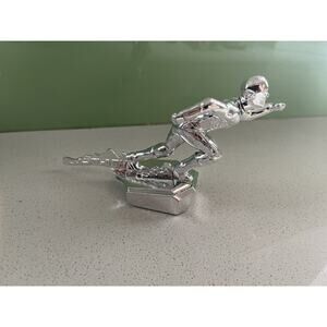 DC Comics The Flash Action Figure - Rare Silver Colored Ornament Styling